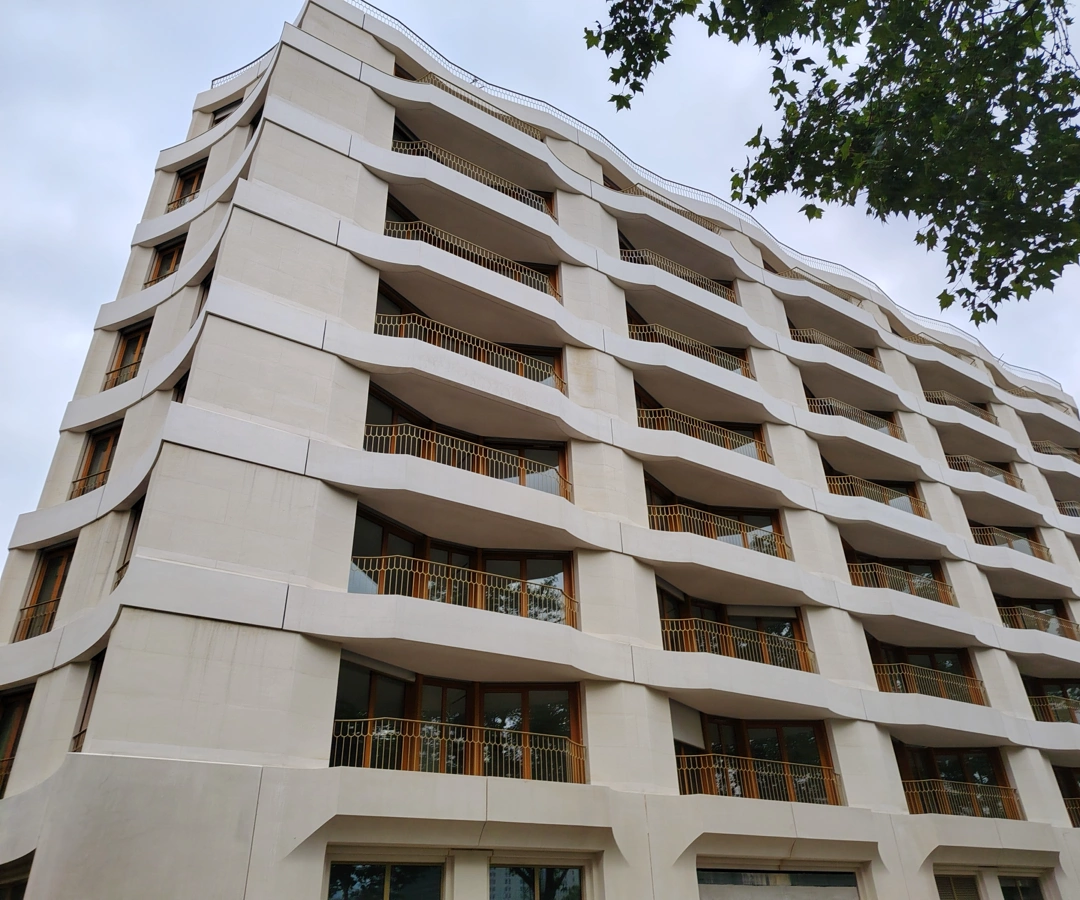 Réalisation calepin pour Facade en pierre d'un habitat collectif à Paris
